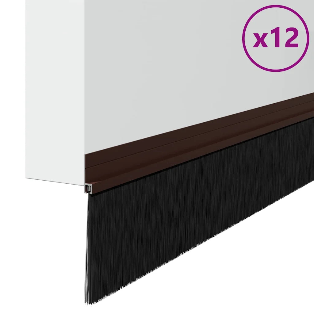 Selbstklebende Türbürstendichtungen 2 pcs