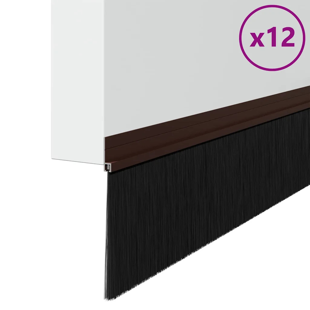 Selbstklebende Türbürstendichtungen 2 pcs