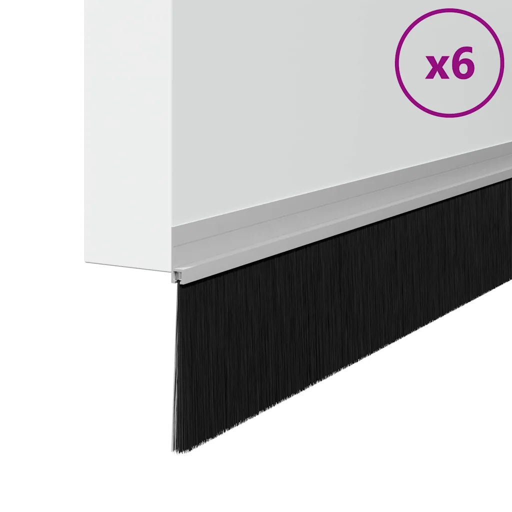 Selbstklebende Türbürstendichtungen 2 pcs