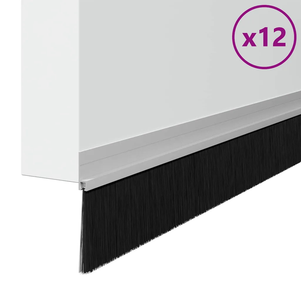 Selbstklebende Türbürstendichtungen 2 pcs