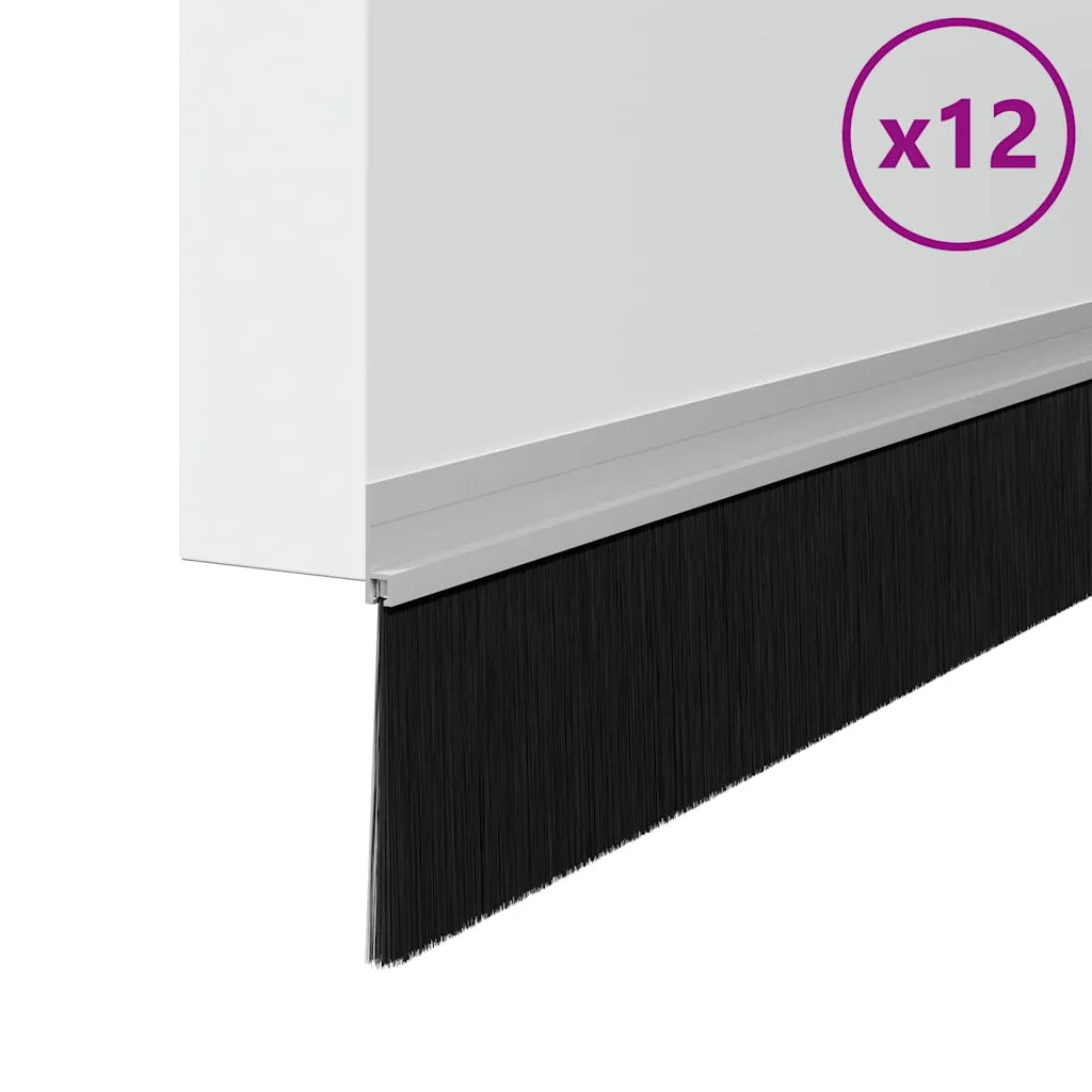 Selbstklebende Türbürstendichtungen 2 pcs