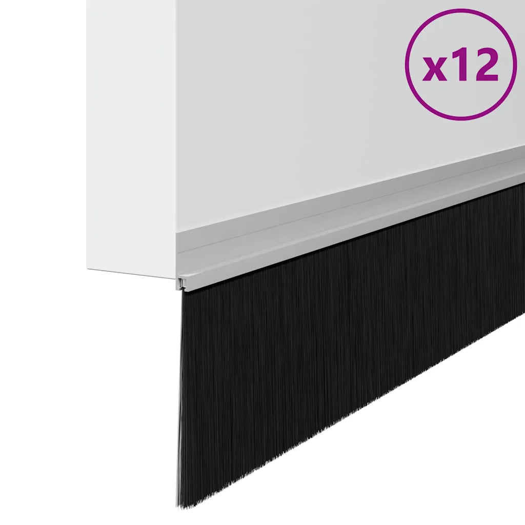 Selbstklebende Türbürstendichtungen 2 pcs