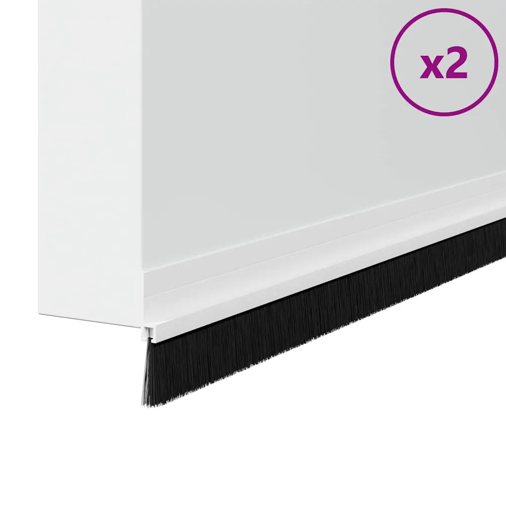 Selbstklebende Türbürstendichtungen 2 pcs