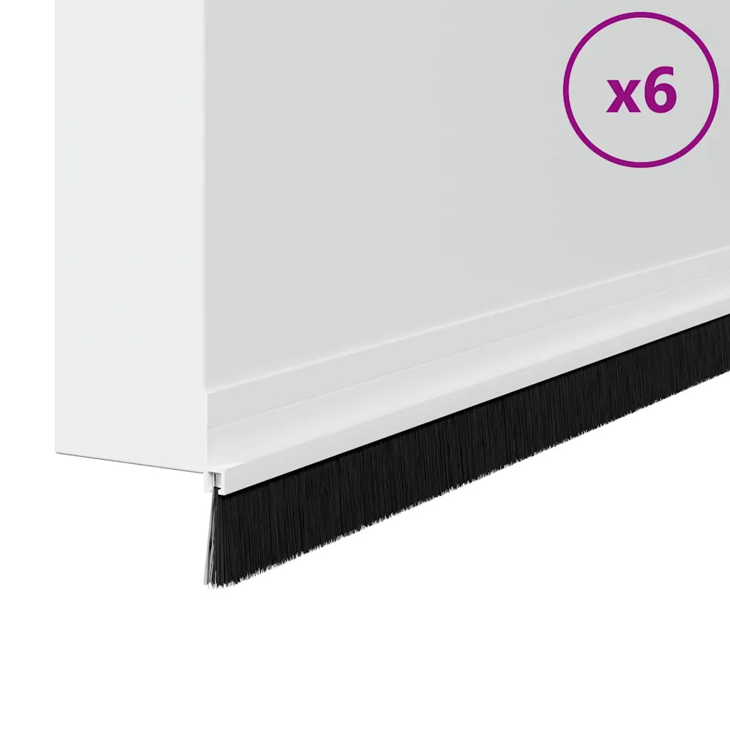 Selbstklebende Türbürstendichtungen 2 pcs