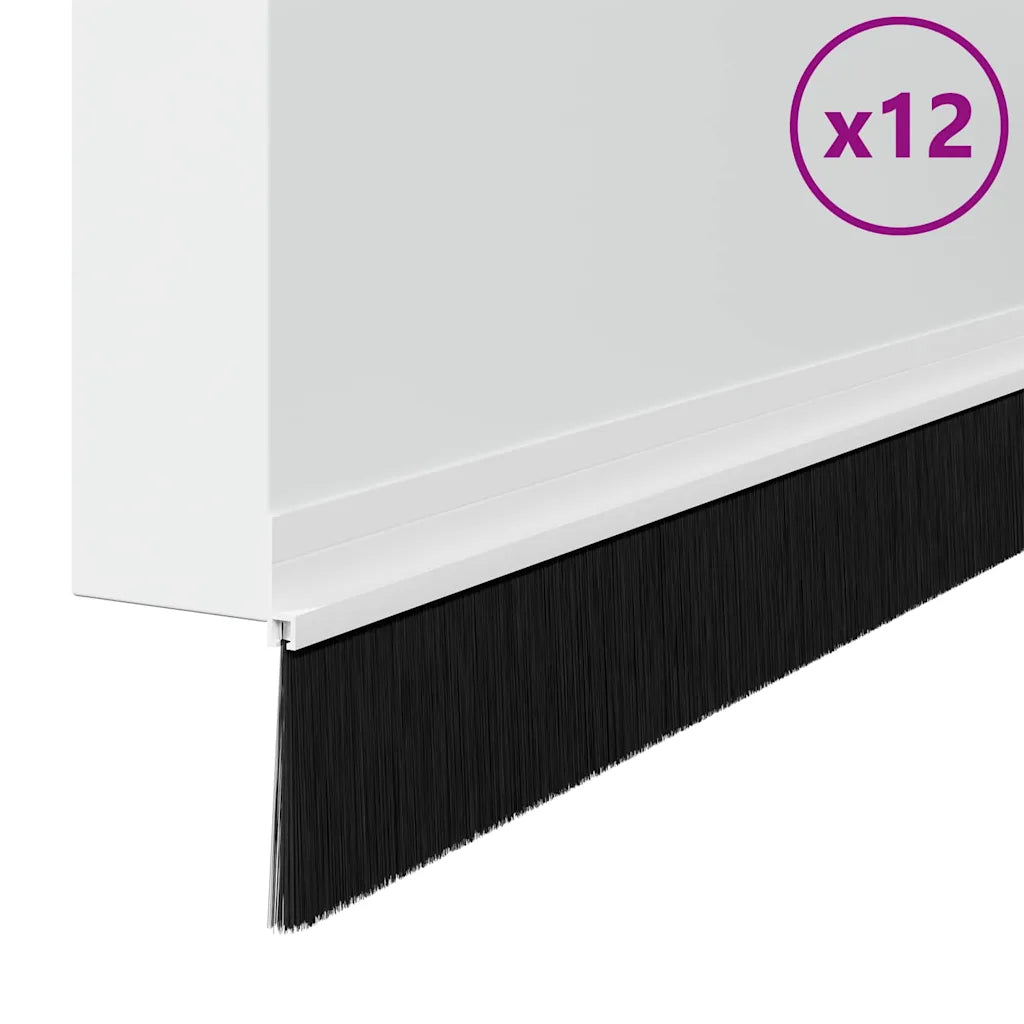 Selbstklebende Türbürstendichtungen 2 pcs