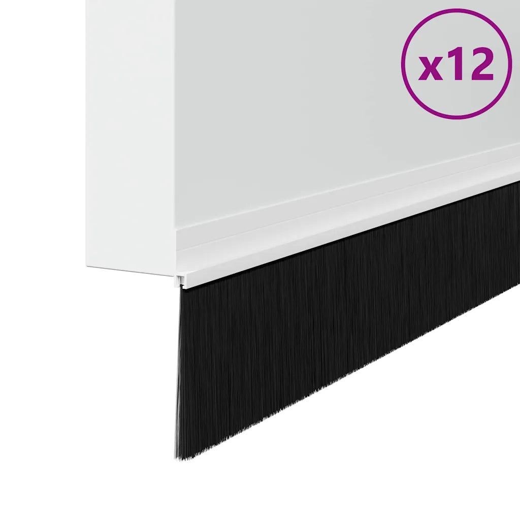 Selbstklebende Türbürstendichtungen 2 pcs