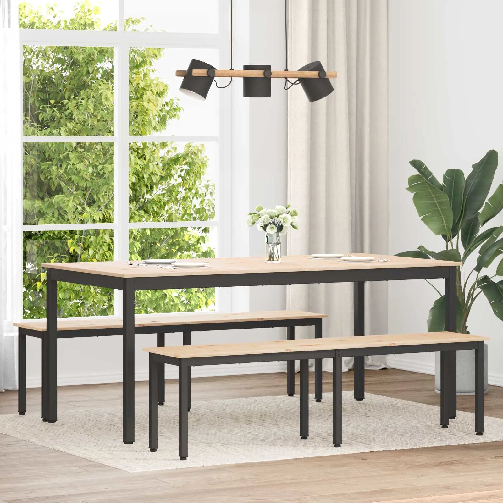 Bank Natur  Massives Kiefernholz