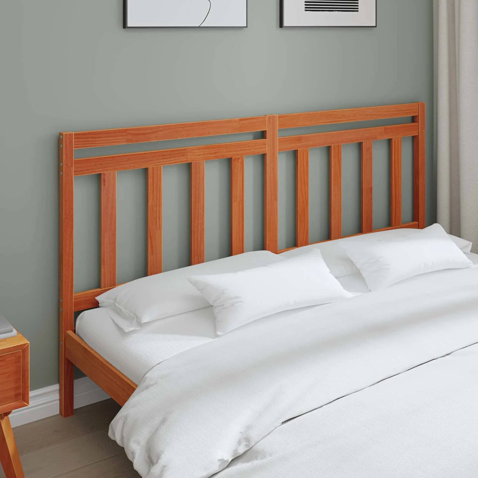 Kopfteil mit Kopfteil Wachsbraun